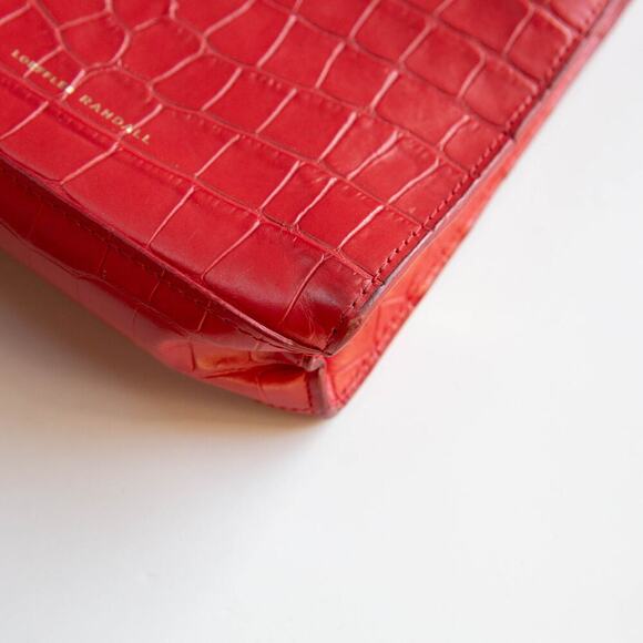 Loeffler Randall Red Tani Mini Square Crossbody Bag - Picture 6 of 11